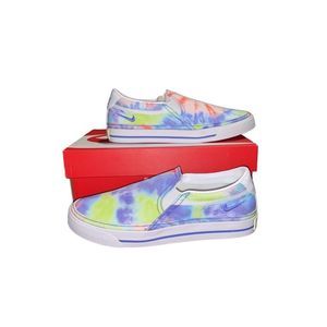 Nike Womens Size 8 Court Legacy Tie Dye Slip On Shoes Sneakers CZ1752-900 NWB